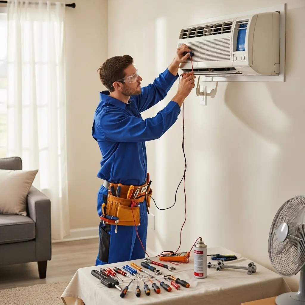Saruhanlı Aeg Aeg klima gaz dolumu ve bakım – Enerji verimliliği artırıldı. - Teknik servis örneği